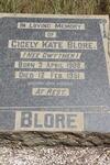 BLORE Cicely Kate nee GWYTHER 1909-1951