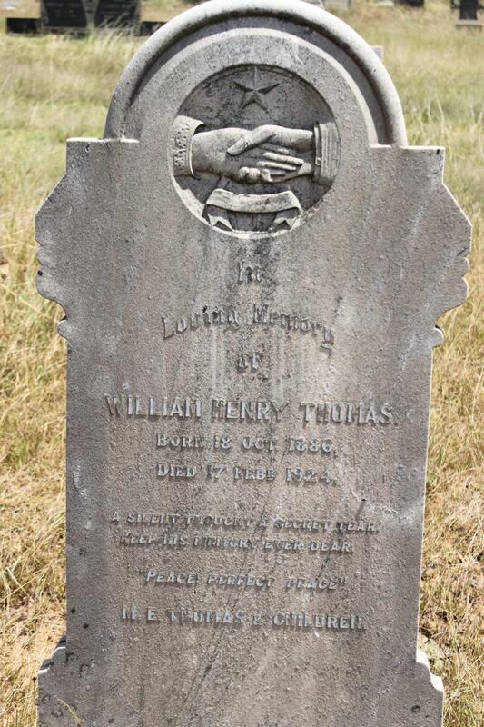 THOMAS William Henry 1886-1924