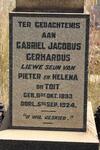 TOIT Gabriel Jacobus Gerhardus, du 1893-1924