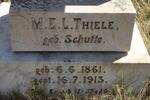 THIELE M.E.L. nee SCHUTTE 1861-1913