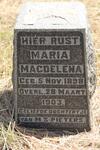 PIETERS Maria Magdelena 1898-1903
