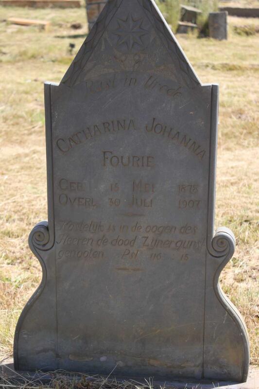 FOURIE Catharina Johanna 1878-1907
