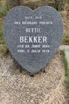 BEKKER Bettie 1890-1978