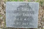 ANDERSON James Sinclair Standish -1961