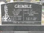 GRIMBLE John 1892-1985 & Susie VAN AARDE 1904-1995