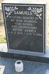 SAMUELS Peter Africa 1933-1994