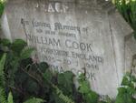 COOK William 1875-1946 & Martha MAY 1870-1954 ::  COOK John  E. 1913-1913