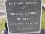 BEER William George, de 1903-1976