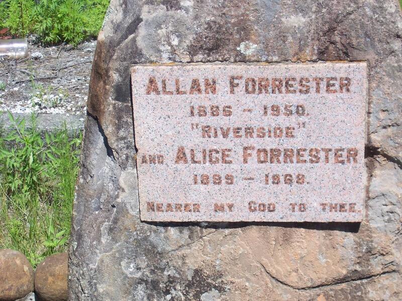 FORRESTER Allan 1886-1950 & Alice 1889-1968