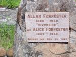 FORRESTER Allan 1886-1950 & Alice 1889-1968