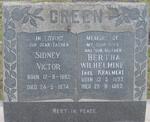 GREEN Sidney Victor 1887-1974 & Bertha Wilhelmine KRAEMER 1893-1962