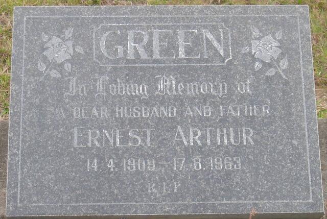 GREEN Ernest Arthur 1909-1963