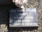 BARRITT John Ernest Graydon 1927-2005