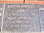 LOVE Quentin Charles 1957-1992