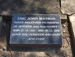 WATSON Eric John 1921-2004.