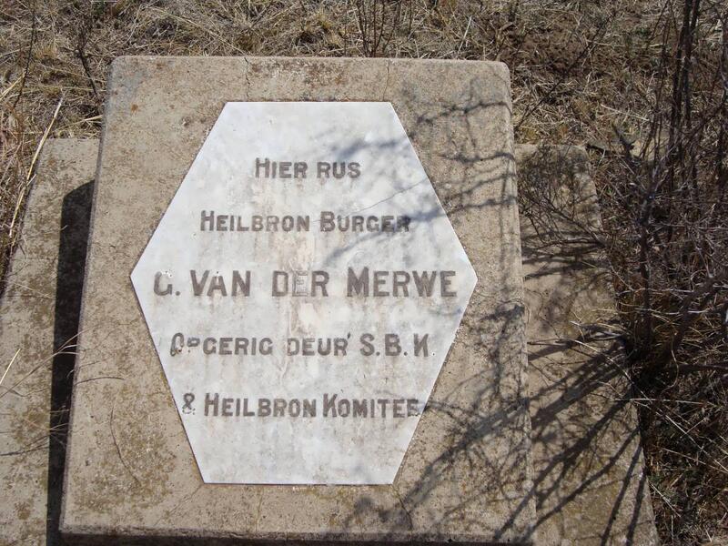 MERWE G., van der
