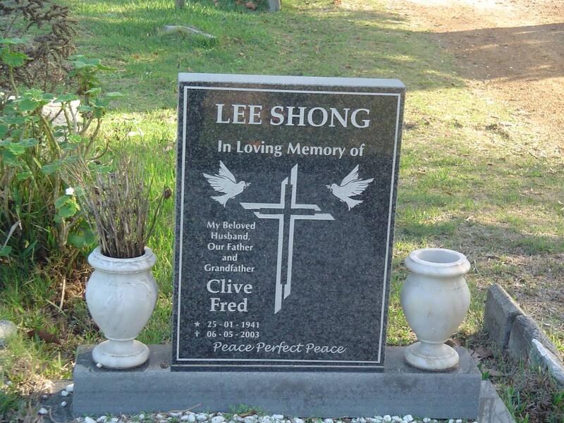 SHONG Clive Fred, lee 1941-2003