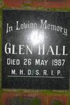 HALL Glen -1987