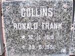 COLLINS Ronald Frank 1919-1981