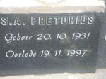 PRETORIUS S.A. 1931-1997