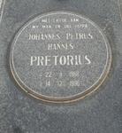 PRETORIUS Johannes Petrus 1968-1996