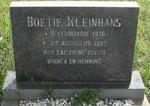 KLEINHANS Boetie 1976-1985