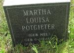 POTGIETER Martha Louisa nee NEL 1890-