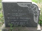 BOTHMA Maria E. 1921-1975
