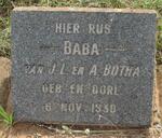 BOTHA Baba 1930-1930