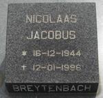 BREYTENBACH Nicolaas Jacobus 1944-1996