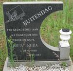 BUITENDAG Louis Botha 1920-1983