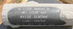 VENTER Maysie Olwenne nee LUNT 1944-2000