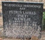 WEWEJE Petrus Lafras 1947-2001