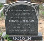 GOOSEN Louwrens Abraham 1914-1987