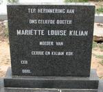 KILIAN Mariette Louisa