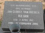 KILIAN Jan George van Riebeek 1912-2005
