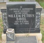 DAVEL Willem Petrus 1894-1965 