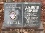 LOOTS Elizabeth Christina 1957-2004
