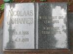 ? Nicolaas Johannes 1955-2001
