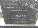 ? Maraai 1904-1986
