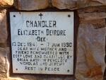 CHANDLER Elizabeth Deidre 1941-1990