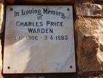 WARDEN Charles Price 1906-1983