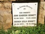BENNETT John Seabrook 1924-2000 & Brenda Leslia 1933-2006