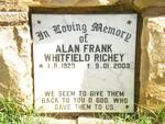 RICHEY Alan Frank Whitfield 1929-2003