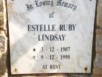 LINDSAY Estelle Ruby 1907-1995