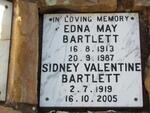 BARTLETT Sidney Valentine 1919-2005 & Edna May 1913-1987