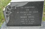 KRIEL Manie 1884-1979
