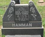 HAMMAN Gideon Jacobus Francois 1892-1972