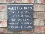 NAGEL Marietha 1951-1994