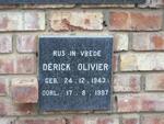 OLIVIER Derick 1943-1997